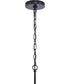 Council 9-Light Lighting Flat Black/Satin Brass