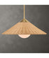 Phuvinh 1 Light Rattan Shade Pendant