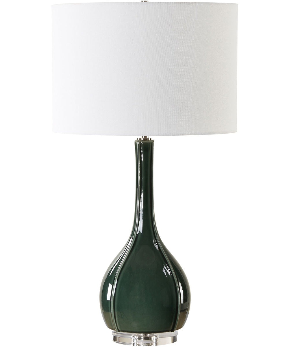 Essex Green Glass Table Lamp