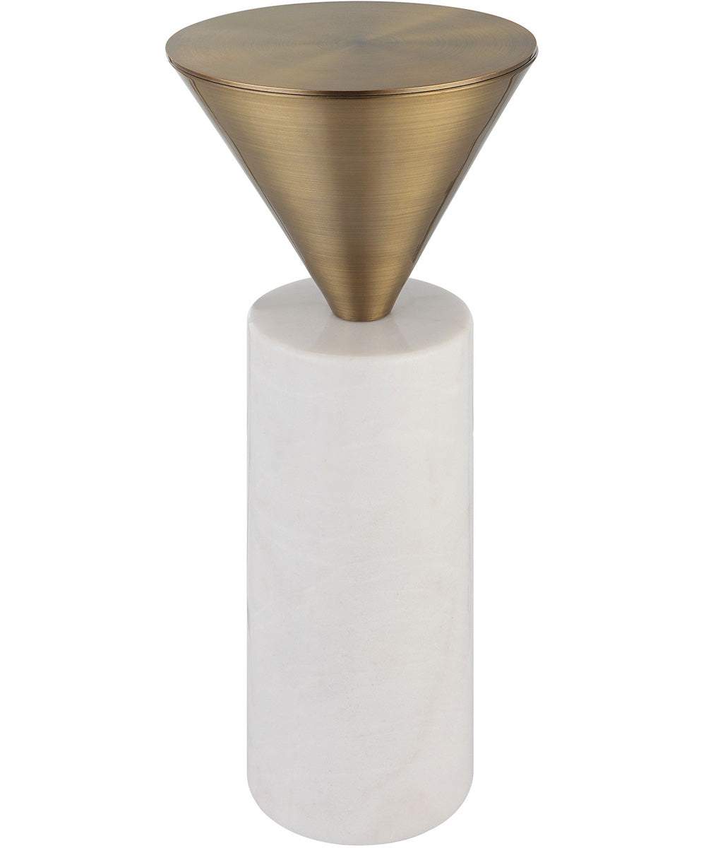 Top Hat Brass Drink Table