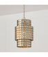 Eliana 1-Light Pendant Champagne Brass