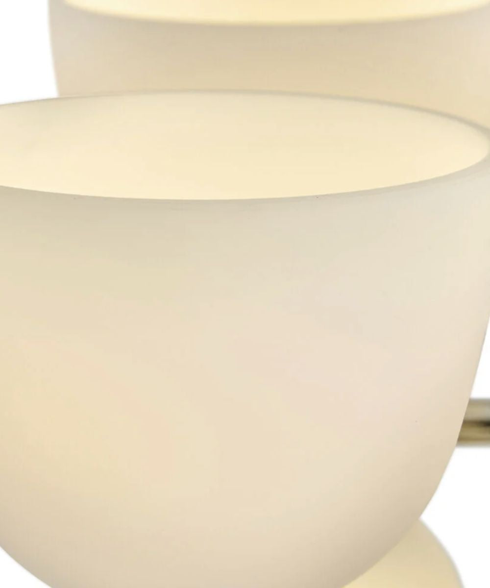 Tallulah 4-Light Small Two Light Vanity in Polished Nickel