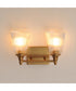 Julip 2-Light Bath Vanity Natural Aged Brass
