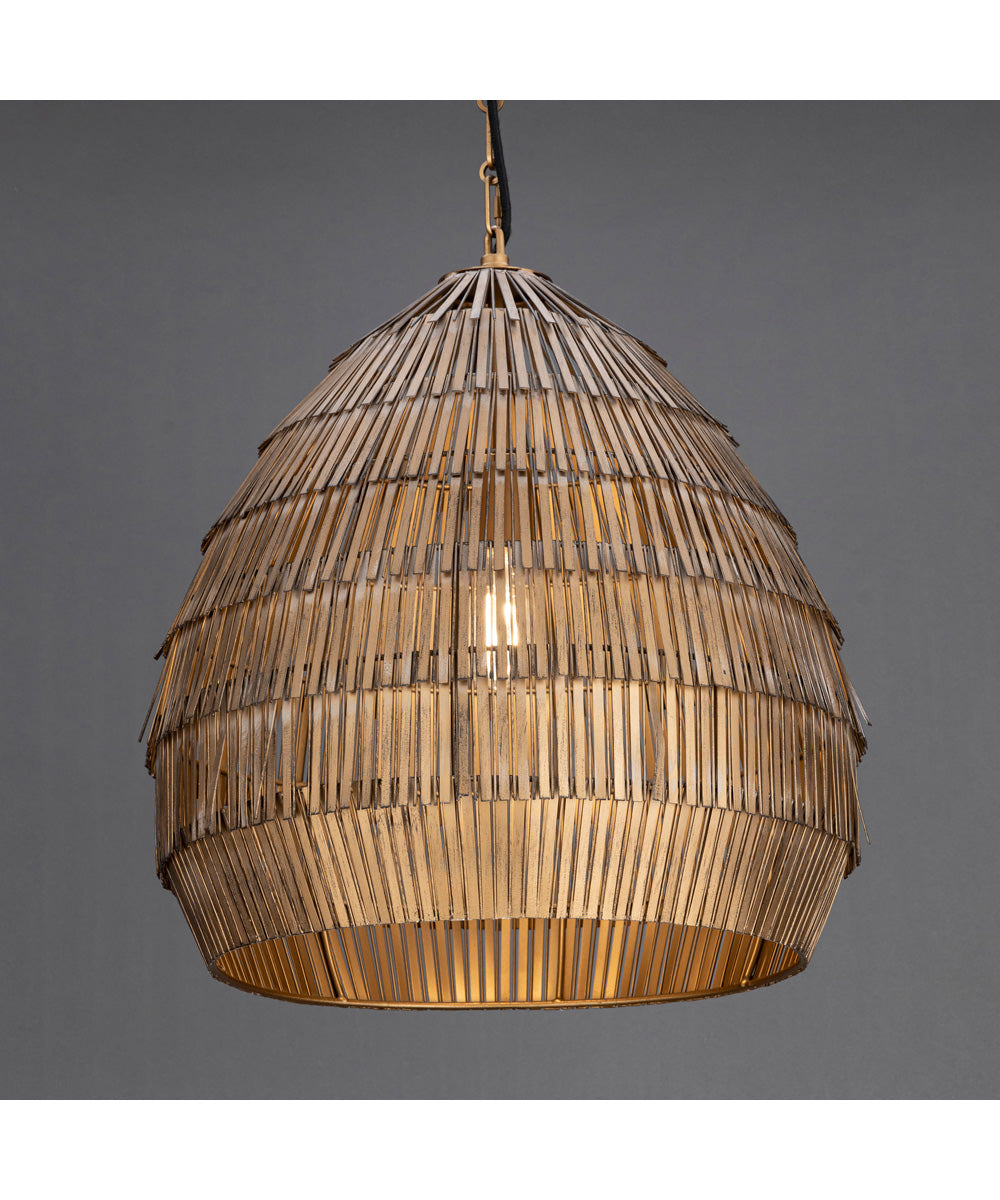 Gilda Large Pendant Antique Brass