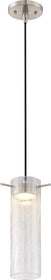 3"W Pulse 1-Light Pendant Brushed Nickel