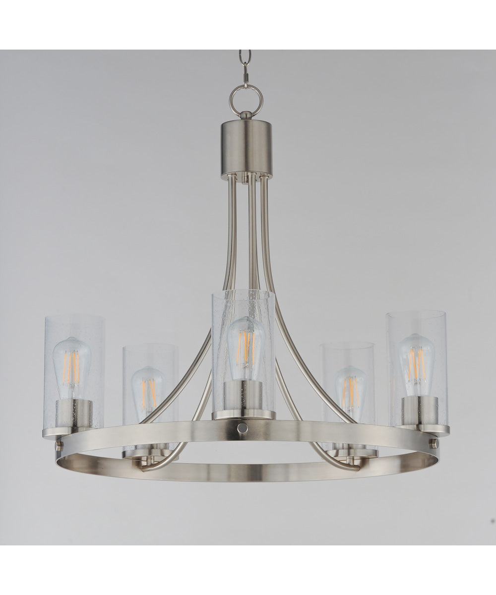 Livingston 5-Light Chandelier Satin Nickel