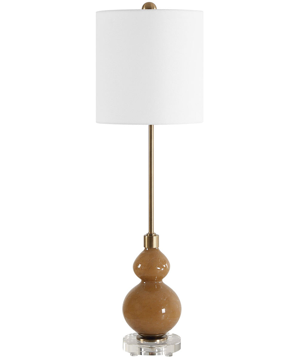 Sienna Caramel Glass Buffet Lamp