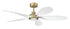 Rosalie 52" 5-Blade Indoor ceiling Fan 1-Light Fan Satin Brass