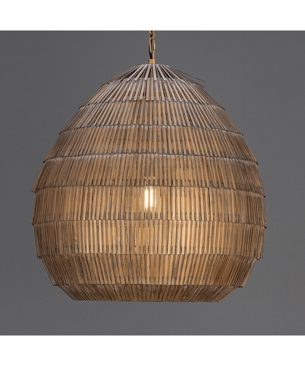 Gilda X-Large Pendant Antique Brass