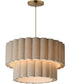 Penelope 4-Light Pendant Natural Aged Brass