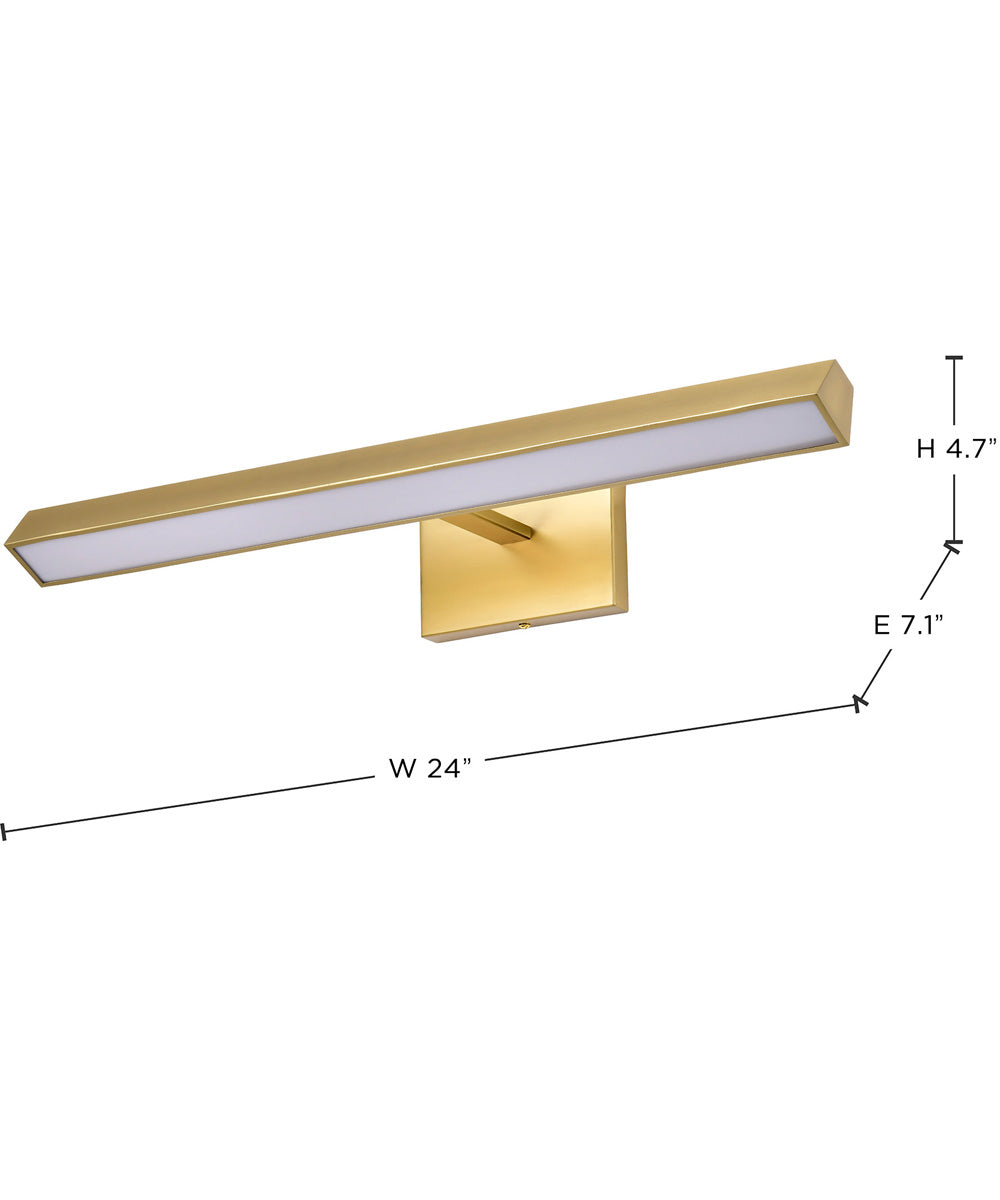 Mila  Vanity & Wall Vintage Brass