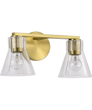 Gianna 2-Light Vanity & Wall Vintage Brass