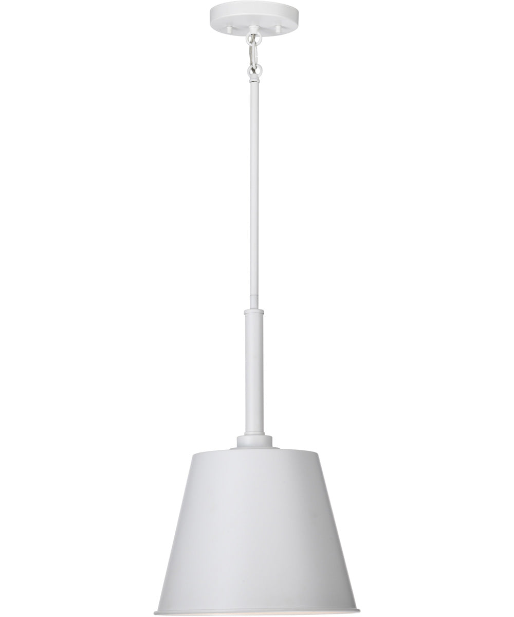 Alexis 1-Light Pendant Matte White