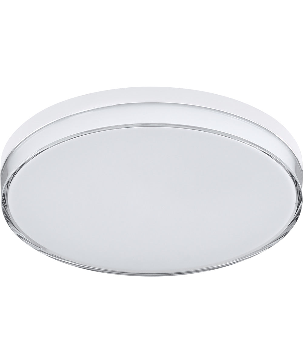 Edge 11 inch LED Flush Mount Satin Nickel