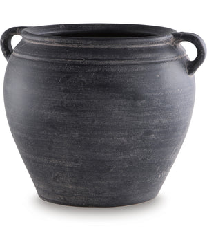 Meadie Vase Distressed Black