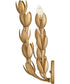 Flora 3-Light Large Sconce in Burnished Gold