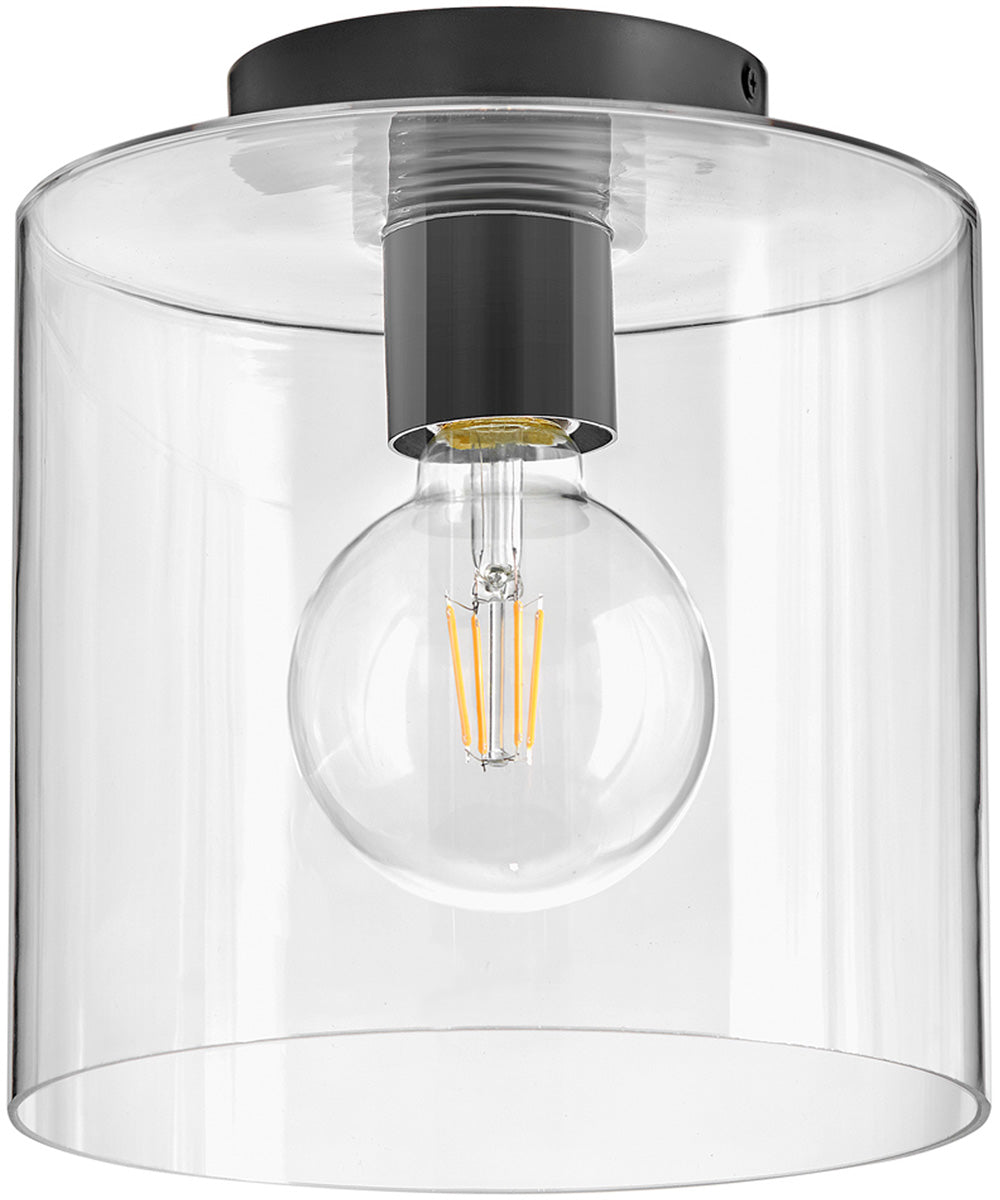 Pippa 1-Light Extra Small Flush Mount in Black