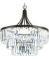 Glimmer 6-Light Pendant Antique Bronze