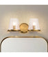 Valentine 2-Light Vanity & Wall Vintage Brass