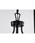 Boliver 3-Light Pendant Matte Black