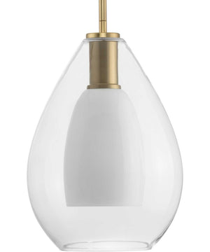 Carillon 1-Light Contemporary Pendant Brushed Gold