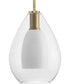 Carillon 1-Light Contemporary Pendant Brushed Gold