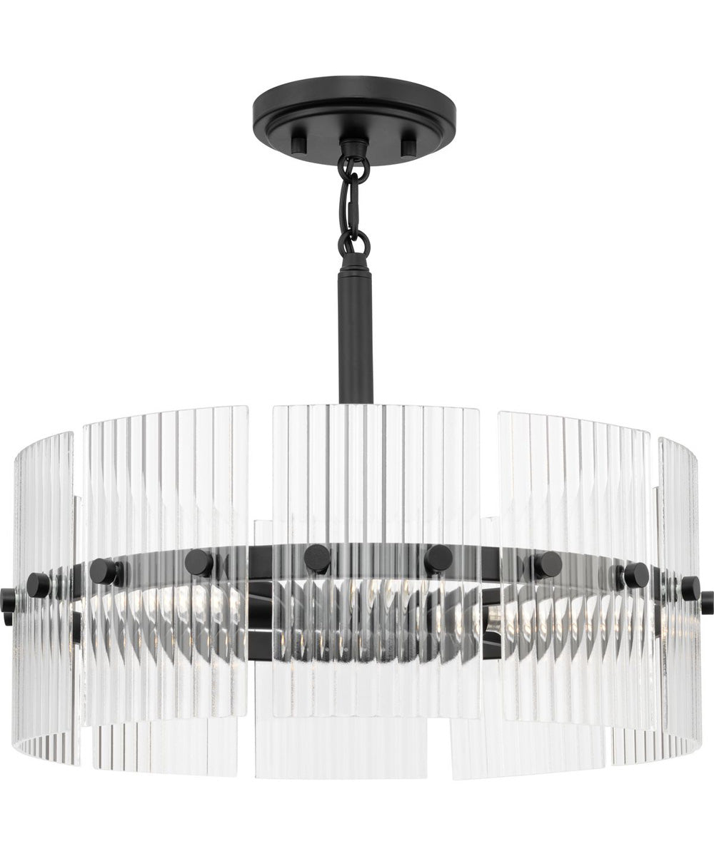 Seville 4-Light Pendant Matte Black
