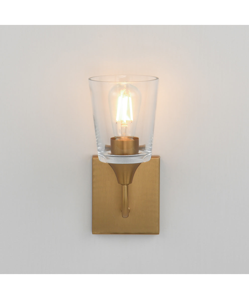 Hudson 1-Light Sconce Natural Aged Brass