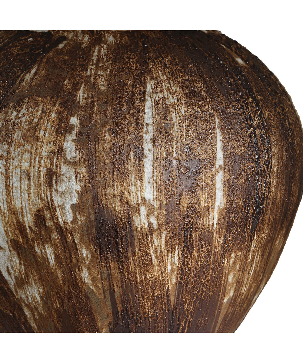 McKinley Textured Brown Table Lamp
