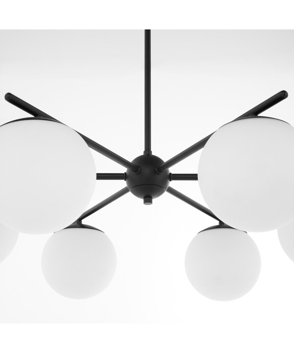 Jasper 3-light Chandelier Matte Black
