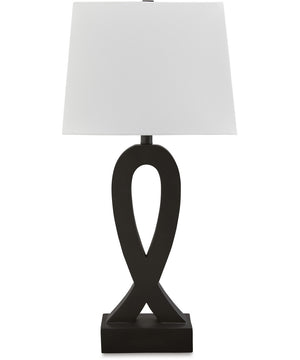 Markellton Poly Table Lamp Set of 2 Black