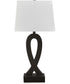 Markellton Poly Table Lamp Set of 2 Black