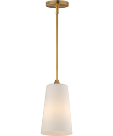 Hudson 1-Light Pendant Natural Aged Brass
