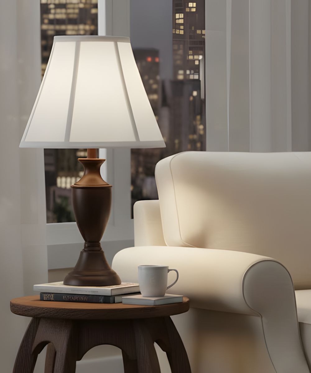 6x12x10 Off White Silk Shantung Empire Softback Lampshade