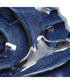Helix Swirl Blue Outdoor Vase