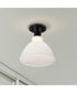 Russel 1-Light Close-to-Ceiling Matte Black