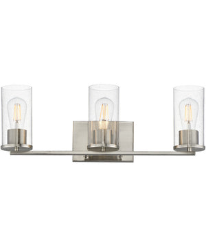 Livingston 3-Light Bath Vanity Satin Nickel