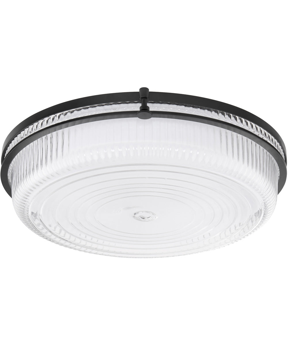 Emory 1-light Ceiling Flush Mount Matte Black