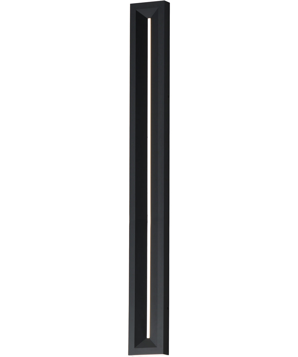 Fosso 47 inch LED Outdoor Wall Sconce - 5cct Black