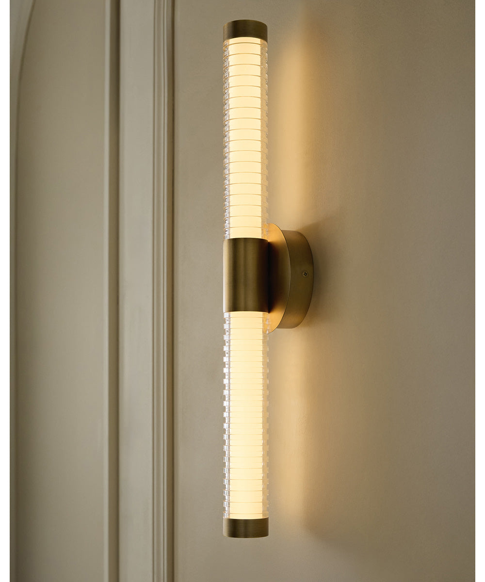 Vaden 2-light Sconce Brushed Brass
