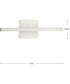 Phase 5 16 in. Slim Modern 3CCT Integrated LED Linear Vanity Light Brushed Nickel