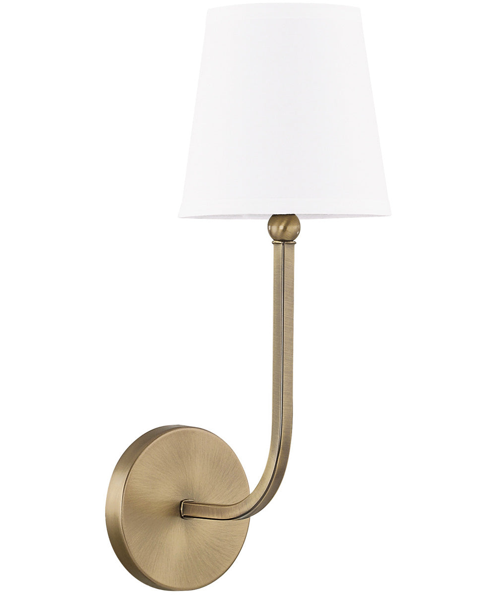 Dawson 1-Light Sconce Aged Brass