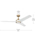 Velto 60-in. 3-Blade LED Modern Ceiling Fan Champagne Bronze