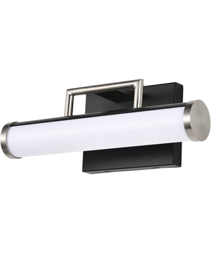 Solano  Vanity & Wall Black / Brushed Nickel
