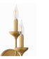 Livingston Wall Mount Light Fixture Brushed Brass