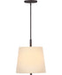 Clive 4-Light Large Tapered Pendant in Slate Bronze