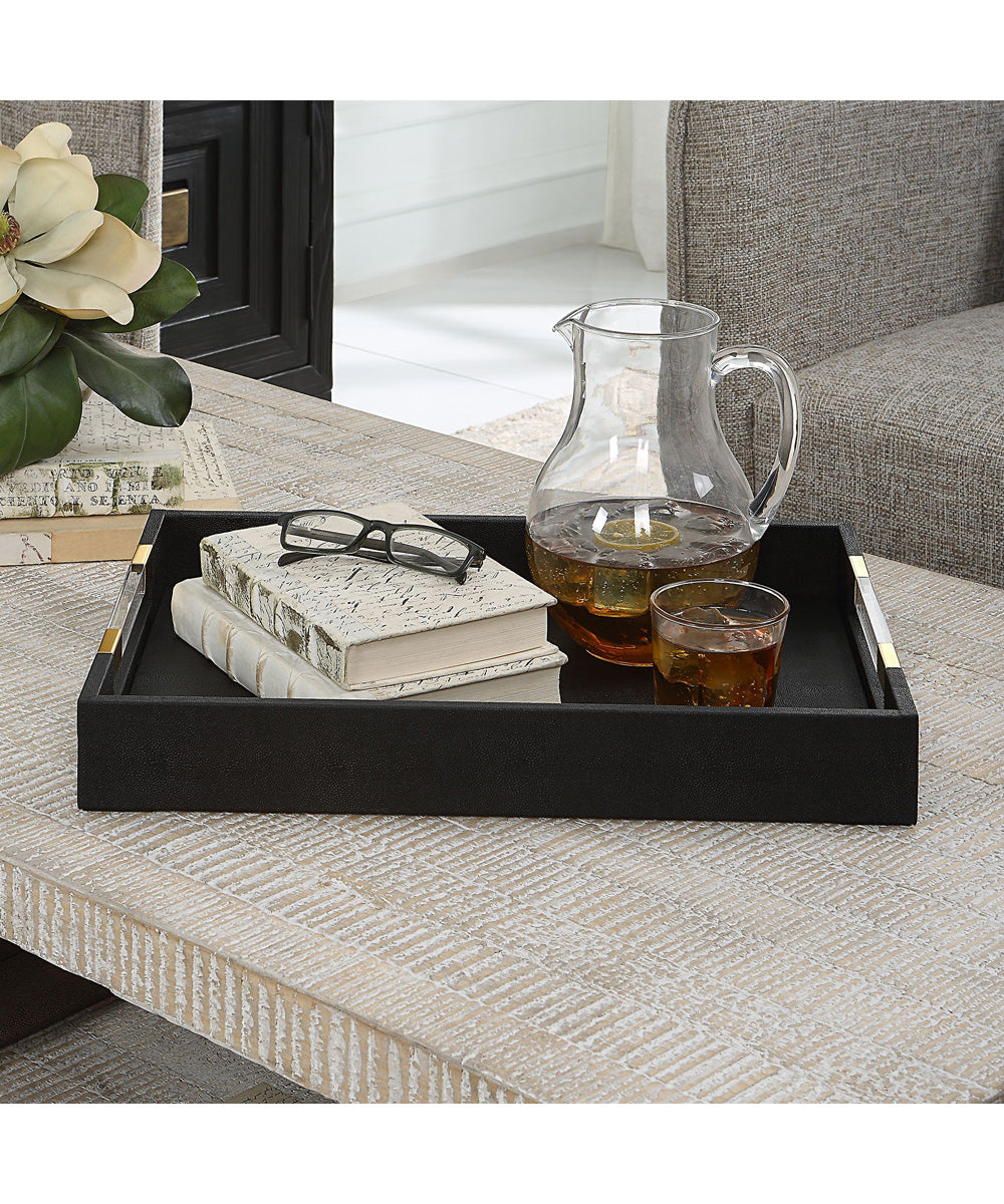 Wessex Black Shagreen Tray