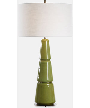 Mendell Moss Green Table Lamp