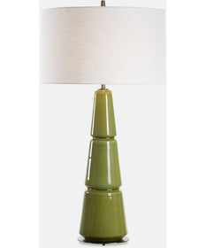 Mendell Moss Green Table Lamp