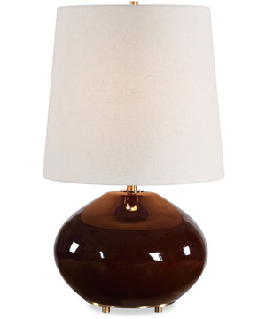 Allemand Ruby Red Glaze Table Lamp